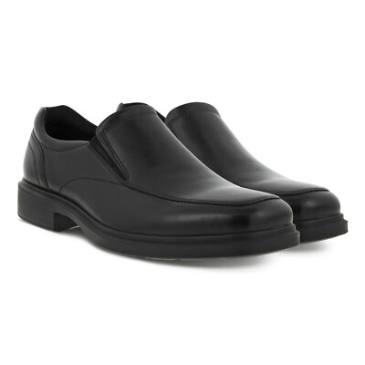 ECCO Helsinki 2.0 Men's Apron Toe Slip-On Shoe Black 500154 01001