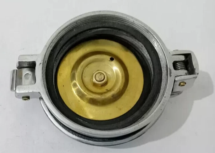 Flip Up Gas Petrol Fuel Filler Monza Cap Alloy 2" Inch Threaded Neck Foto 3 de 4