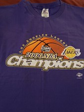 Vintage Los Angeles Lakers 2000 Championship T Shirt L  Photos Nice 