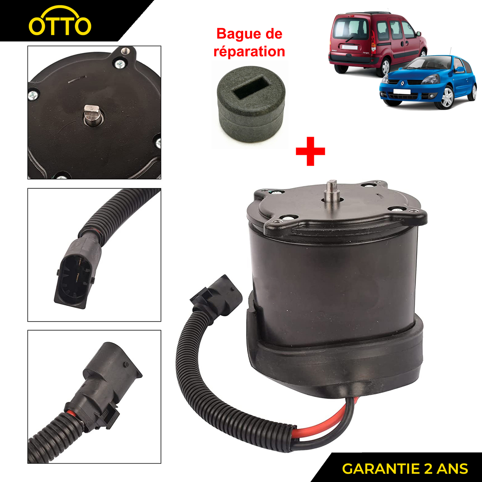 Bague de pompe direction Kangoo en acier renforcé anti-vibration