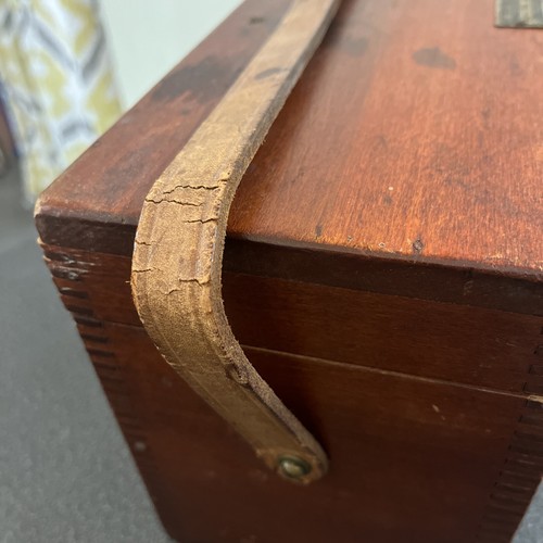 Antique Surveyors Transit Level Wood Box Case L Beckmann Co - Picture 13 of 16