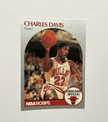 1990 NBA Hoops Basketball Card #62 Charles Davis Chicago Bulls | eBay