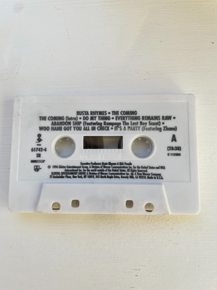 Busta Rhymes The Coming Music Cassette Tape Vintage 1996 Elektra