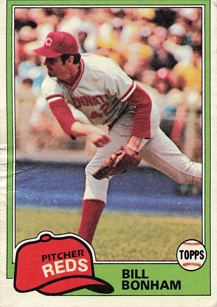 1981 Topps - #712 Bill Bonham, NM