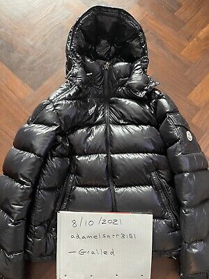 Moncler Maya Short Down Jacket Size 3 Gloss Black used | eBay Moncler Maya Short Down Jacket Size 3 Gloss Black used | eBay