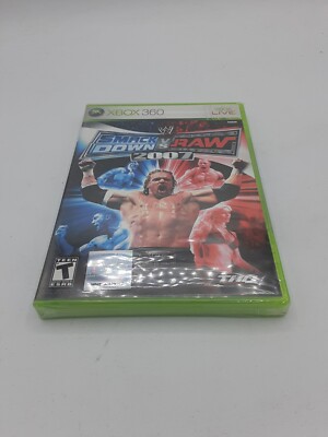 Smack Down vs Raw 2007 Xbox 360 New Factory Sealed
