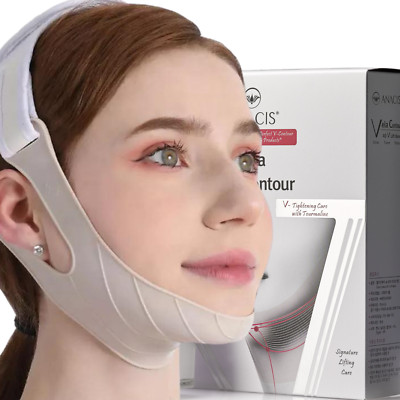 Face Lift Band 4D Adjustable V-Lift Strap for Chin Cheek Shaping Firming Toning