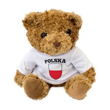 NEW - Poland / Polska Flag - Teddy Bear Cute Cuddly - Polish Fan Gift Present