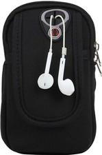 AINAAN Universal Running Armband, Arm Cell Phone Holder, Fitness and Gym Black