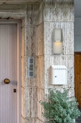 Silver Modern Outdoor LED Porch Patio Walkway Wall Sconce Exterior Light 11 inch - Picture 2 of 5