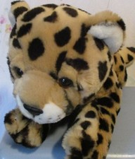 Animal Alley Leopard Cheetah Jaguar 12" Plush