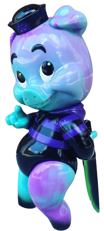 Devil Marble Piggum Frank Kozik x Blackbook Toys