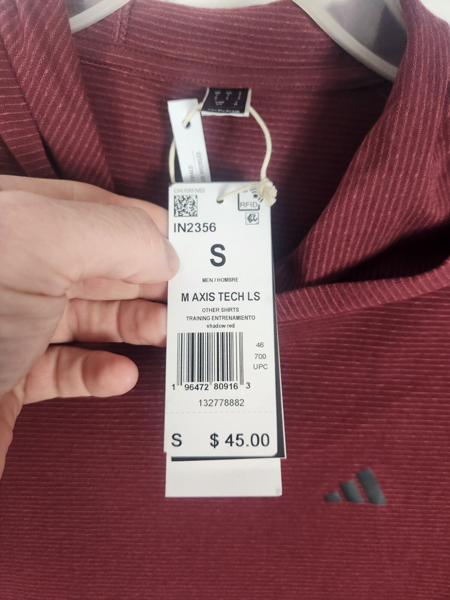 Adidas Axis Tech hooded long sleeve NWT men's small | eBay