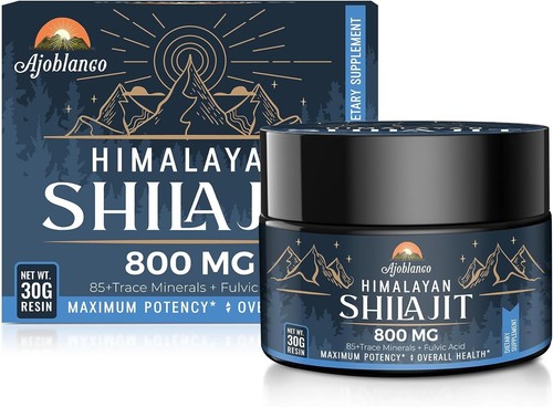 Ajoblanco 800 Mg Himalayan Shilajit Resin, Shilajit Pure Himalayan pack of 2 - Picture 2 of 7