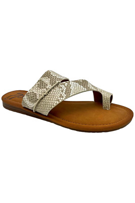 Zodiac Toe-Loop Slide Sandals Yuma Birch Multi