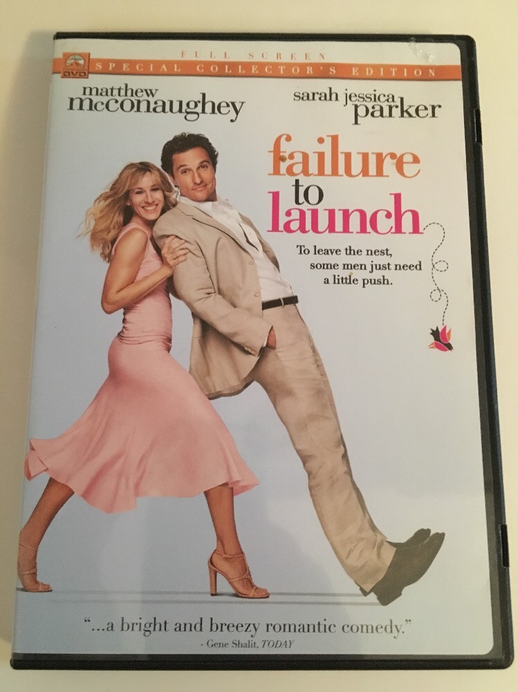 Failure To Launch DVD Opened Sarah Jessica Parker Matthew