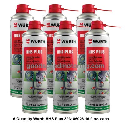 Wurth HHS Plus High Pressure Lubricant - 6 Pack   (Formerly HHS 2000 / HHS K)