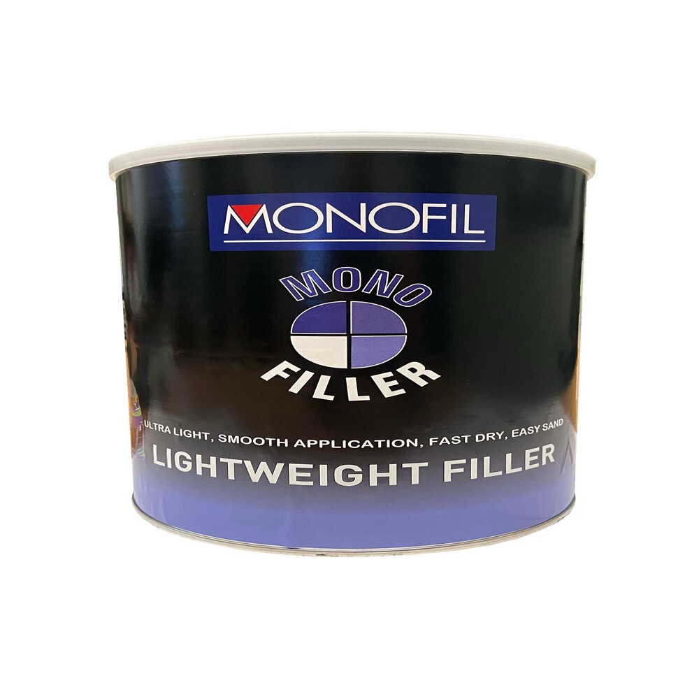 Monofil Lightweight Smooth FastDry Easy Sand Filler Paste (Inc Hardener) 1 Litre