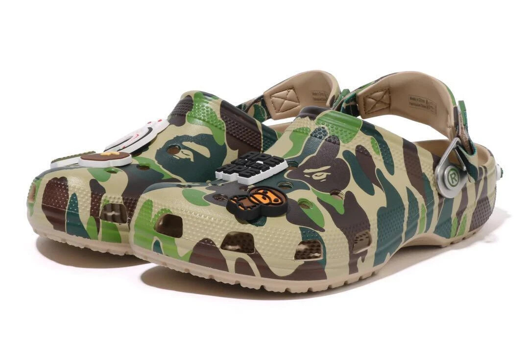 A BATHING APE × Crocs Clog Green 31cm 新品 BAPE x Crocs Clog Green 20cm Japan Exclusive Limited Edition
