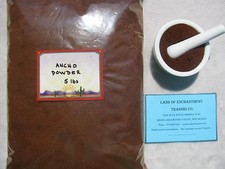 NEW MEXICO PURE ANCHO CHILE CHILI POWDER 5 LB. Fresh USA SELLER Free Ship