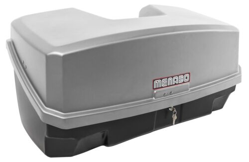 Nekkar silber Transportbox Gepäckbox für Kupplungsträger Heckträger 300 Liter - Bild 1 von 5