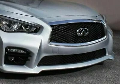 Front Chrome Silver Emblem with housing For Infiniti Q50 2014-2017 628664HB0A  - image 4 of 4