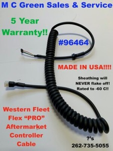 WESTERN FLEETFLEX SNOW PLOW 4 PIN HANDHELD CONTROLLER SUPER HD CABLE