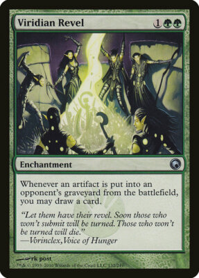 Viridian Revel / Viridisches Fest  - SCARS of MIRRODIN -  englisch  (near-mint)