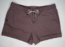 Vuori Shorts Womens Hazel Mauve Ripstop Climber Organic Cotton VW364  XL