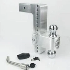 Weigh Safe CTB102.5 Aluminum Adjustable Drop Hitch 10" for 2.5" Receiver