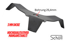 3-Zahn Mulchmesser für Freischneider Stihl Husqvarna Fuxtec 320mm Bohrung 25,4mm