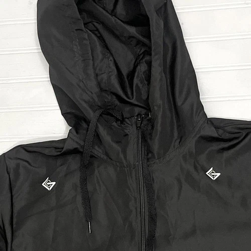 Champion UltraFuse Hooded Windbreaker Jacket Mens Medium Black GLADD Logo NWT image 10