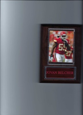 JOVAN BELCHER PLAQUE KANSAS CITY CHIEFS KC FOOTBALL NFL
