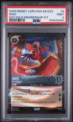 Iago - Out of Reach graded PSA 9 for sale on eBay