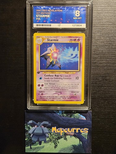 Starmie (1st Edition) graded ACE 8 for sale on eBay