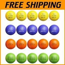 Inspirational Stress Balls 20 Pack for Stress Management