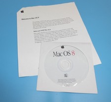 Vintage Mac OS 8 8.0 Macintosh System Software Install CD Apple Macintosh Disc