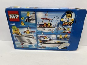 LEGO CITY: Fishing Boat (4642) With Box Mini Figures & Instructions Shark