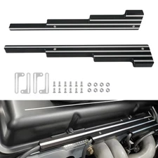 BEVINSEE Billet Aluminum Spark Plug Wire Looms Holders For SBC BBC 302 350 454