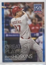 2019 Topps Update 150 Years of Professional Baseball Blue Rhys Hoskins 0t2