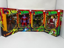 ToyBiz 1994 edición Deluxe Figuras XMen: Wolverine, Omega Red, Magneto, Gambito Nuevo en caja