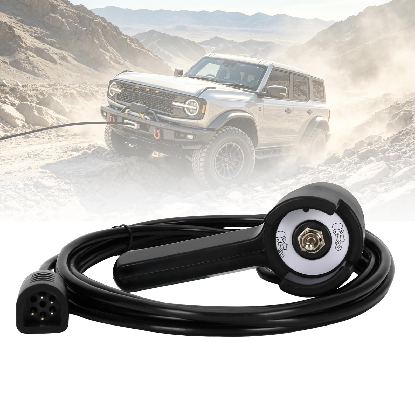 Calfca 38626 Winch Remote Controller with 12ft Cord, Fits WARN CE M8000 & CE ...