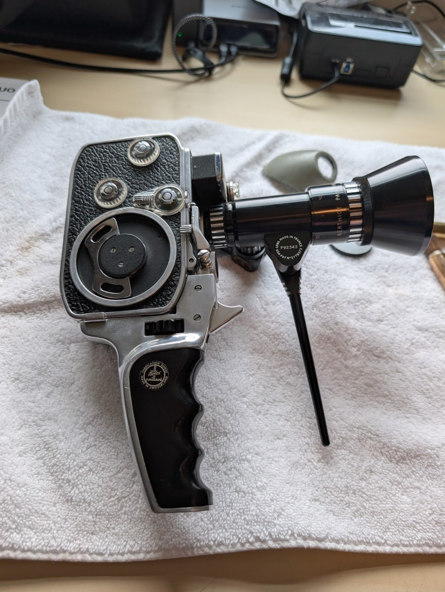 Caméra Super 8 Paillard Bolex - Objectif Berthiot - Vintage - Occasion