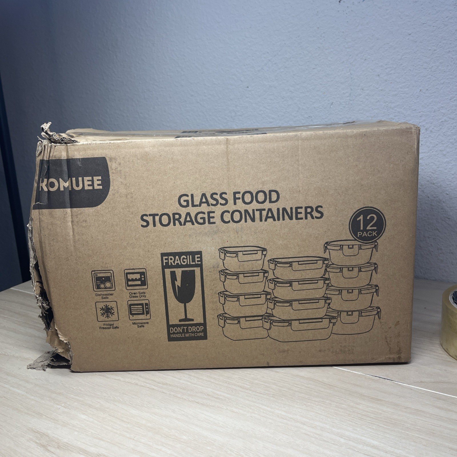 Glass Food Storage Containers 24 Pack