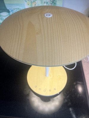 Ultrabrite Led Desk Lamp w/Mood Night Light 13  Tall Qi Wireless Charging EUC