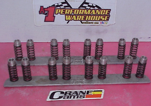 Crane Cams Hi-Rev Kit Plates with Springs & Buttons SB Chevy IMCA NHRA