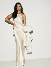 Reformation Jeany 100% Silk Dress in Ivory Fior Di Latte M - NEW - RETAIL: $378