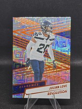 2025 Panini Revolution Julian Love #183 Orange Levels /299 Seattle Seahawks