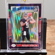 2024 Panini Donruss Optic Michael Penix Jr. Rated Rookie Prizm Falcons #279 Foo…