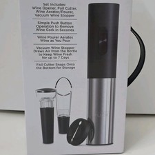 Wolfgang Puck Electric Wine Opener Red Batter...